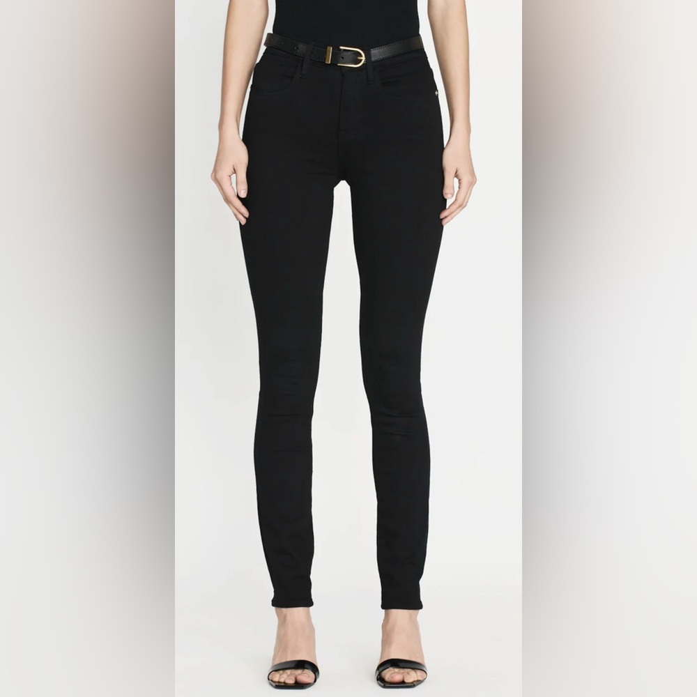 Frame Hi-Waist Skinny Jeans. Ladies 34 waist